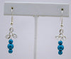 Sky Blue Glass Necklace & Earring Set