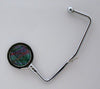 Purse Hanger - Teal/Pink Pixie Stix Dichroic Glass